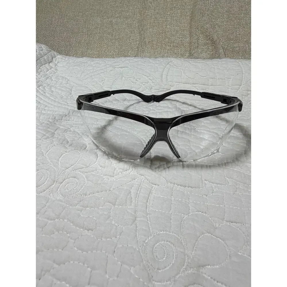 UVEX by Sperian Unisex Clear Black Safety Glasses Eyewear Case Sunglasses Set